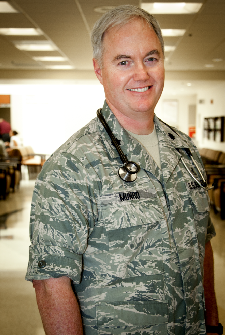 Lt-Col-Sam-Munro-DO Lt. Col. Samuel Munro, D.O., Randolf Air Force Base, Tx.