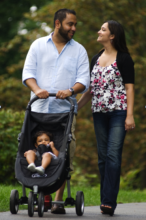 Drs.Pyne.vert Drs. Raj and Sonia Pyne traded big-city stressors for jobs close to Sonia’s family in Rochester, N.Y.