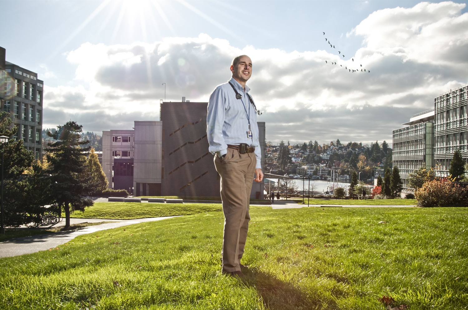 F3_DrEvans Thinking about moving? ‘‘Don’t fly in one day and out the next if you are unfamiliar with a place. Stay for a few days if you can. If you are still unsure, ask for a second interview even if the employer is ready to hire you.’’ — David Evans, M.D.