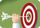 Bull's eye care.