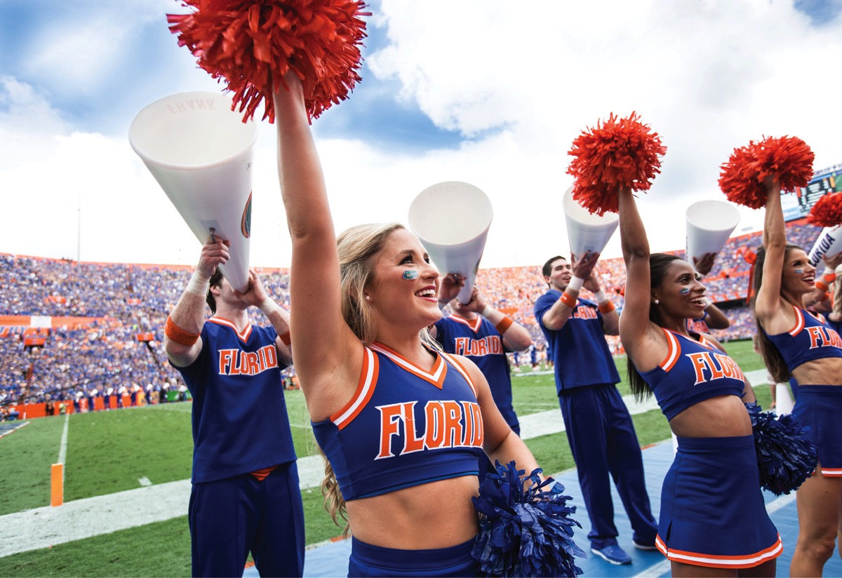 2015-09-26_Game_Day-5523.jpg Fans gather at the country’s 12th largest college football stadium—Florida’s Ben Hill Griffin Stadium, nicknamed “The Swamp.”