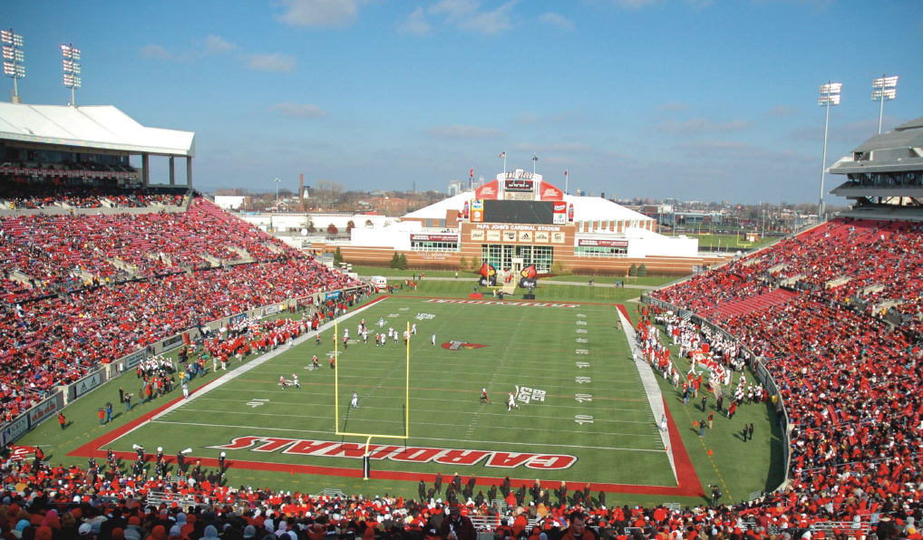 The Louisville Cardinals Fall 2010 season opened with new head coach Charlie Strong.
