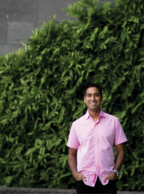 Ashish Goyal, M.D., created a flexible schedule that allows him to practice, teach and run a board review company. – Photo by Jenna Lee