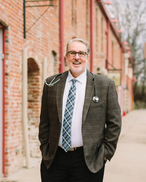 David Jenkins, D.O., used PracticeLink to find his new hospitalist practice in Dallas. · Photo by Rachel Moore