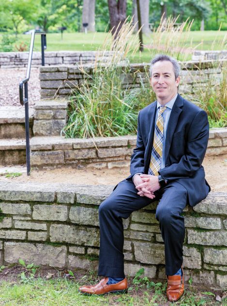 Mark Deshur, M.D., says it doesn't take a title to be a leader. "Even without a formal role, you can make a difference in how things are being done." -Photo by Colin Lyons