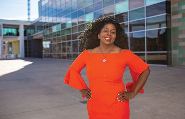 Candace Bellamy, M.D., pursues both her passions: practicing medicine and singing professionally. - Photo by John David Weddings.