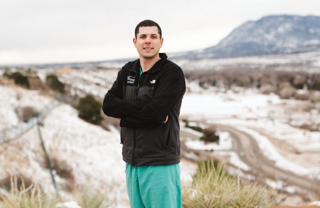 Daniel Paull, M.D., ended up in the Midwest for residency—a location he hadn’t expected. “Be flexible. Be ready to go anywhere,” he says. - Photo by Brian Kwan