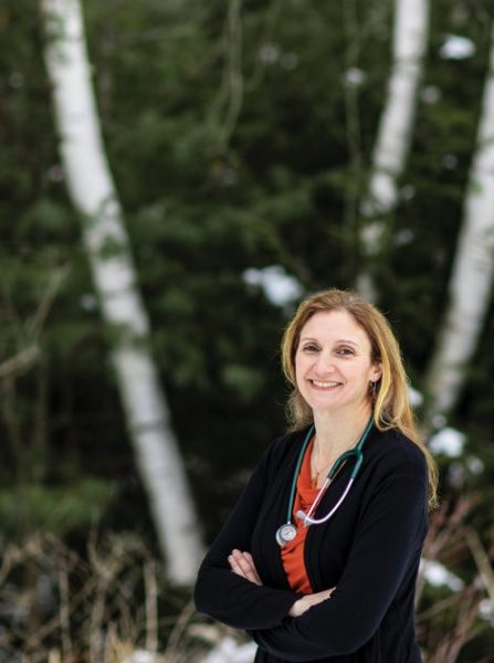 Ask colleagues about their professional achievements— but stay away from anything personal you find on social media, recommends Stacy Potts, M.D. - Photo by Mike Hendrickson