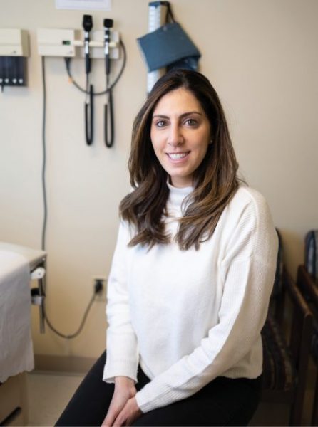 It took Sara Hawatmeh, M.D., about nine months to become fully credentialed. Begin sooner rather than later, she recommends. -Photo by Zach Dalin